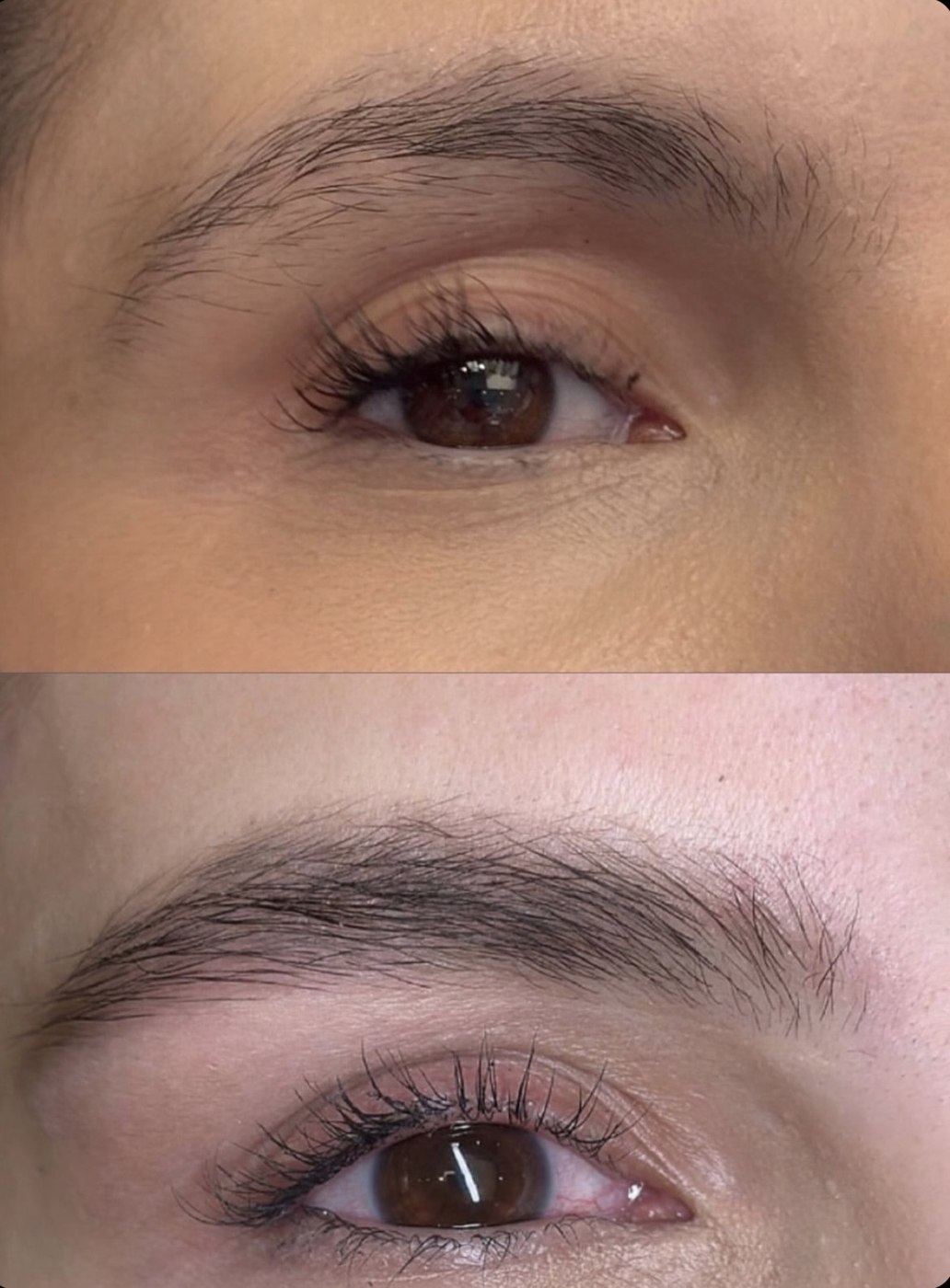 Résultat sourcils, institut Stéphanie Langlois