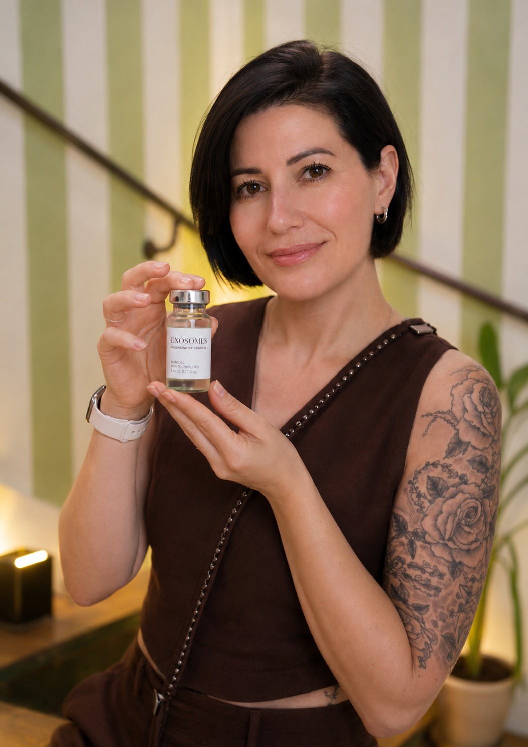 Stéphanie Langlois présente la technologie exosomes utilisée pour ExoBrows