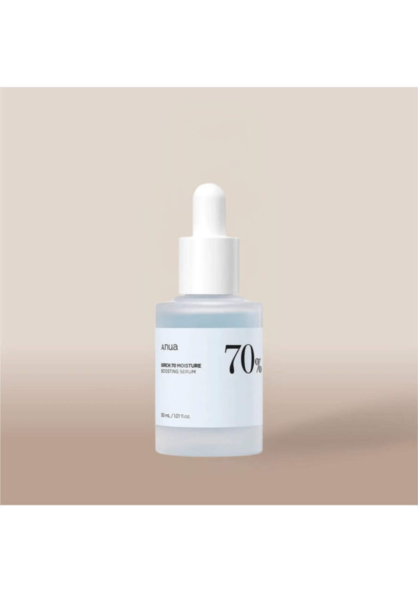 Mot-clé principal : Anua Birch Moisture Boosting Serum Meta Title : Anua – Birch Moisture Boosting Serum – Sérum Hydratant Subacide Meta Description : Découvrez le Birch Moisture Boosting Serum d’Anua : 70% d’eau de bouleau blanc japonais, 10 types d’acides hyaluroniques, panthénol, vegan et apaisant. Permalien : /produit/anua-birch-moisture-boosting-serum Alt image principale : Anua Birch Moisture Boosting Serum – sérum hydratant subacide coréen